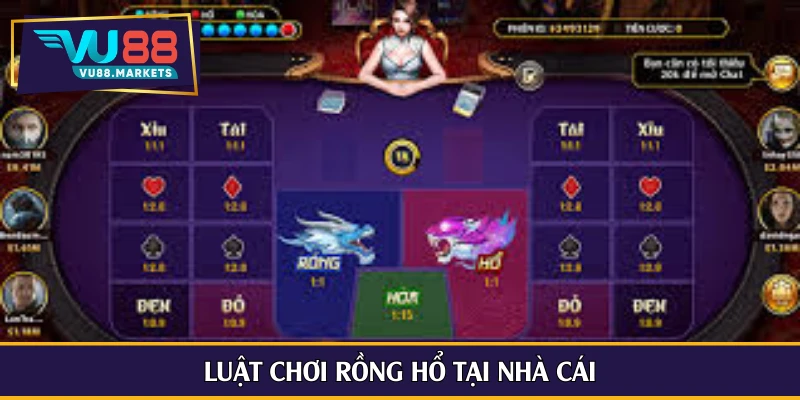 Luật chơi rồng hổ tại nhà cái