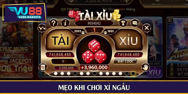 Mẹo khi chơi xí ngầu